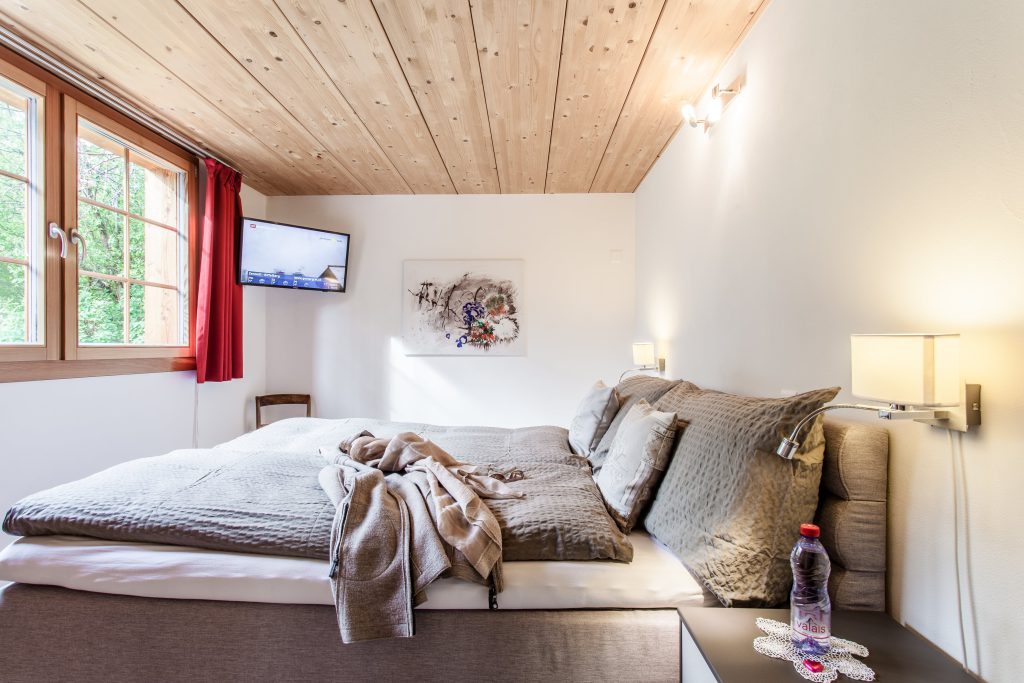 Chambre du Chalet Hinter dem Rot Stei avec téléviseur